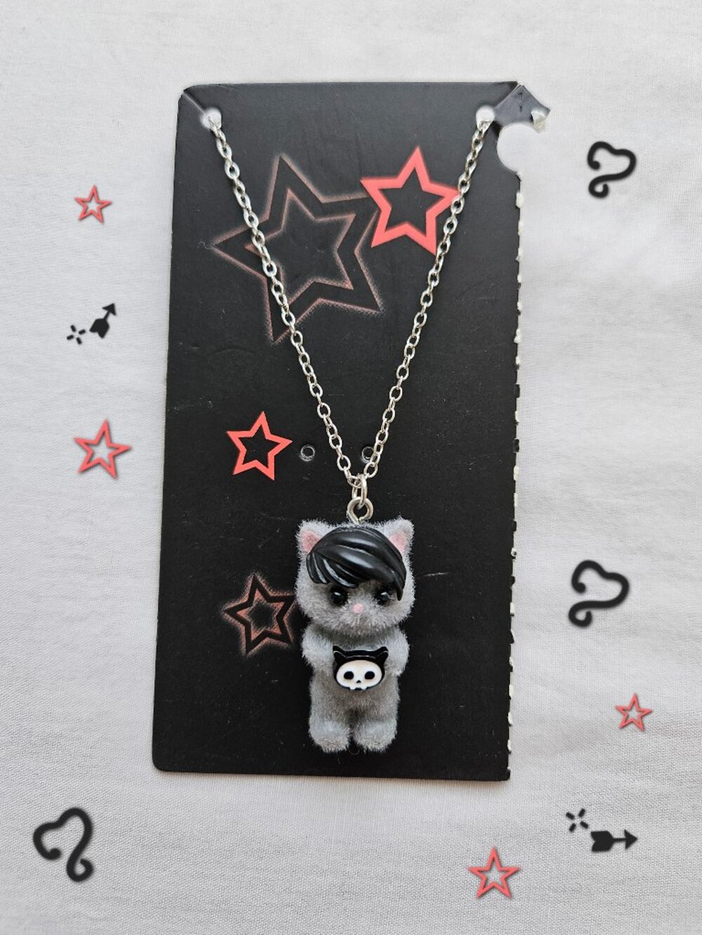 Emo Cat Necklace